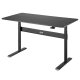 Ergo Office ER-453 Ergonomic Desk, Black, 140x68cm
