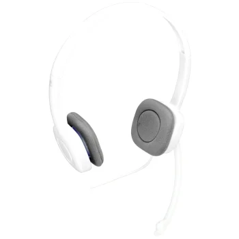 Logitech H150 PC Stereo Headset, Cloud White