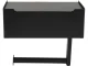 Toilet Paper Holder with Tissue Shelf, Black
