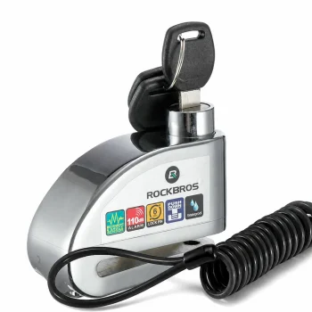Rockbros LBAYG8308 Bike Disc Brake Lock with Alarm - Black