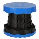 Folding Telescopic Camping Stool, Blue, up to 200 kg