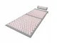 4Fizjo 433 XL Acupressure Mat with Pillow, 110x42 cm, Grey/Pink
