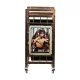 Gabbiano 8-139 Hairdressing Trolley, Antique Gold