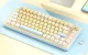 Onikuma MT707 Wireless Gaming Keyboard RGB, Hot-Swap, Yellow