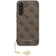 Guess Samsung Galaxy S23 FE Case 4G Charm, Brown