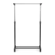 Adjustable Garment Rack on Wheels with Storage Shelf ModernHome