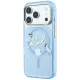 Karl Lagerfeld Script Logo MagSafe Case for iPhone 18 Pro / 17 Pro, Light Blue