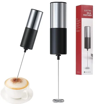 Mini Milk Frother Black/Silver