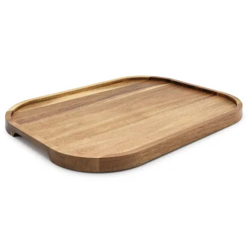 Bredemeijer Kyoto Serving Tray Acacia 174005, 400 x 300 x 25mm, Brown