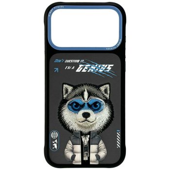 Nimmy Cool&Cute 2.0 Wolf Case for iPhone 17 Pro Max, Black