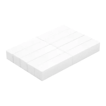 Ocho Nails 4-Sided Nail Buffer Blocks 320 Grit White 10 Pcs