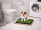 Puppy Training Potty Pad with Artificial Grass 3 Layers 50x40cm, Black-Green