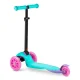 Ricokids Loco 3-Wheel Scooter - Turquoise and Pink for Kids