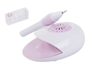 Manicure & Pedicure Nail Drill, Cordless, With Nail Dryer & 5 Bits