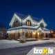 Izoxis 500 LED Icicle Lights 22.5m IP44, Cold White