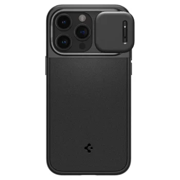 Spigen iPhone 15 Pro Max Case Optik Armor Mag, Black