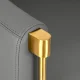 Gabbiano Burgos Hairdressing Chair Grey/Gold