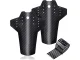 Bicycle Mudguard Set Front and Rear 24-28\", 2 pcs, Black