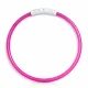 LED Dog Collar Adjustable Light Up Pet Safety Collar, Pink