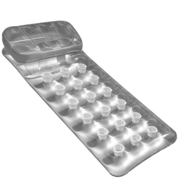 Intex 58894 Inflatable Air Mattress with Headrest, Silver