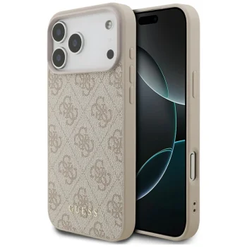 Guess 4G Classic Case for iPhone 17 Pro Max, Pink