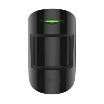 Ajax CombiProtect Wireless Motion and Glass Break Detector, Black