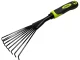 DIVODV Hand Rake for Garden, 38cm, Black/Green