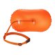TSUNAMI Inflatable Swim Buoy, Safety Float for Open Water Swimmers, Triathletes, Kayakers and Snorkelers, Orange