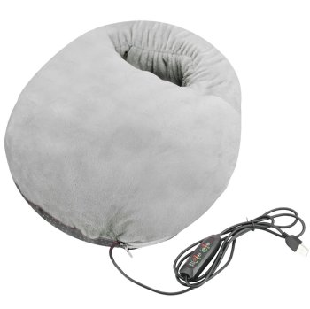 Electric USB Foot Warmer Heating Pad, Grey