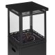 MultiGarden 13 kW Gas Patio Heater with Glass Tube Volcanic Rocks and Cover for Outdoor Garden