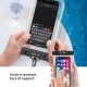 Tech-Protect UWC7 Universal Waterproof Case up to 6.9\", Black/Orange