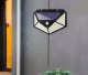 Dārza āra apgaismojums nakts lampa ar saules bateriju akumulatoru un kustības sensoru 100 LED | Outdoor Solar Lamp