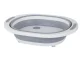 Collapsible Silicone Bowl with Drain and Cutting Board, 5L