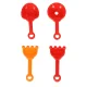 Sand Toy Set with Molds and Shovel, 28 Pieces
