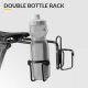 Rockbros 31210013001 Multifunctional Saddle Bag Stabilizer & Bottle Cage Mount, Black