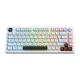 ONIKUMA MT501 Wireless Gaming Keyboard, 75%, RGB, White