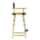 Activeshop Alu Folding Makeup Chair, Gold