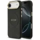 Guess Peony Hot Stamp MagSafe Case for iPhone Air - Black