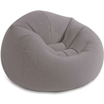 Intex 68579 Beanless Bag Inflatable Chair, Grey