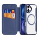Dux Ducis Skin X Pro iPhone 17 Case with Wallet, MagSafe Compatible - Blue