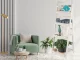 Standing wooden flower pot high pots 4 level bookcase