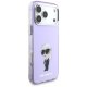 Karl Lagerfeld IML Aquarelle MagSafe Case for iPhone 17 Pro Max, Purple