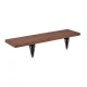 Maclean MC-331 Wall Shelves, 6 pcs, Walnut