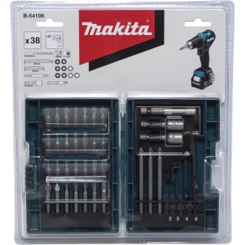 Makita B-54106 Drill and Screwdriver Bit Set, 38 pcs