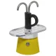 Bialetti MINI EXPRESS Lichtenstein Espresso Maker Set Yellow