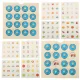 Wooden puzzle board game memory + 4 cards