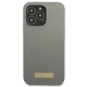 Guess Silicone Logo Plate MagSafe Case for iPhone 13 / 13 Pro, Grey