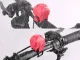 Electronic Bike Horn Bell Loud 130 dB with 5 Sound Modes, Red