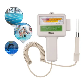 Swimming Pool pH and Chlorine Water Tester Meter