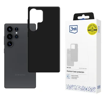3Mk Protection Matt Case for Samsung Galaxy S25 Ultra, Black